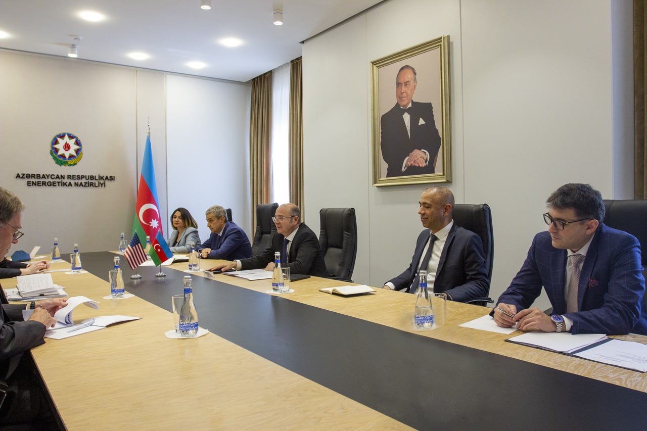 Energetika naziri ABŞ dövlət katibinin nümayəndəsi ilə görüşdü - FOTO