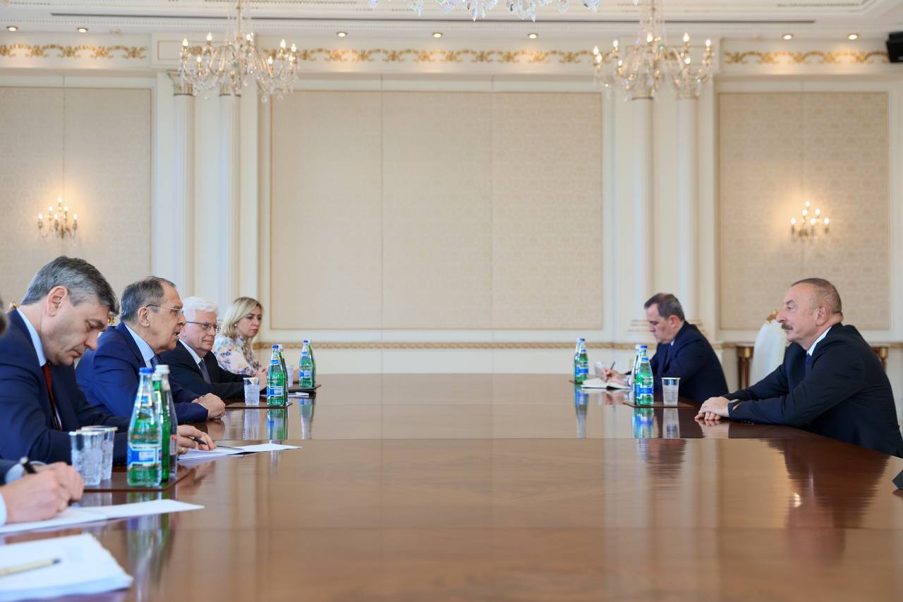 Prezident İlham Əliyev Sergey Lavrovla görüşdü - YENİLƏNİB/FOTO