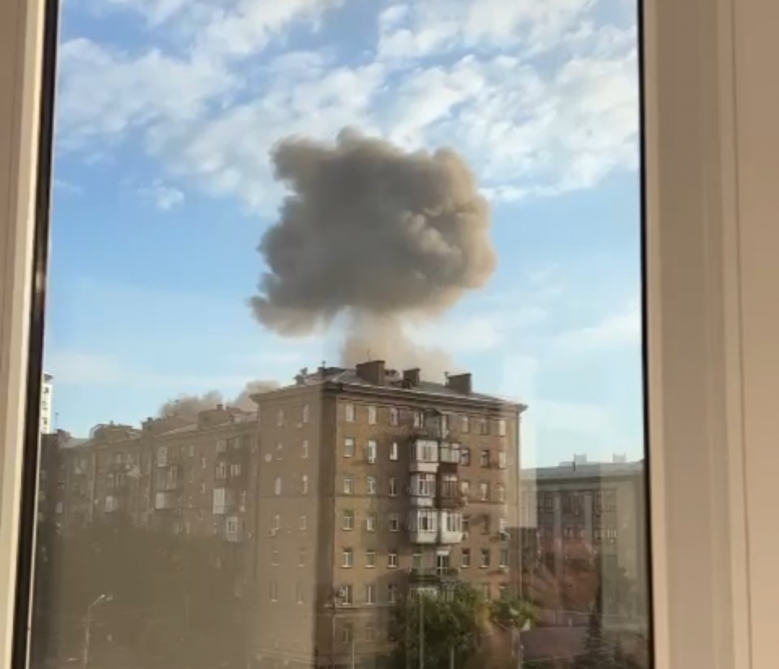Kiyev şəhəri bir neçə raketlə vuruldu - VİDEO
