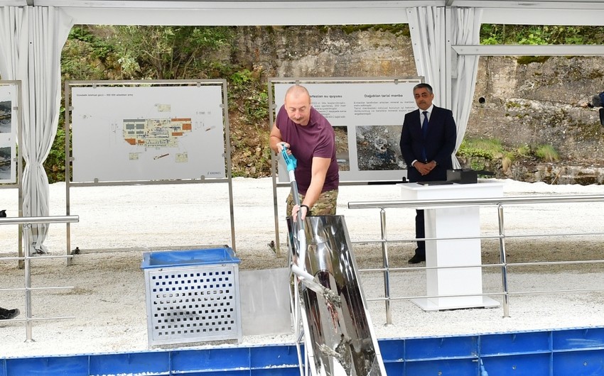 Kəlbəcərdə İstisu sanatoriyasının təməli qoyuldu