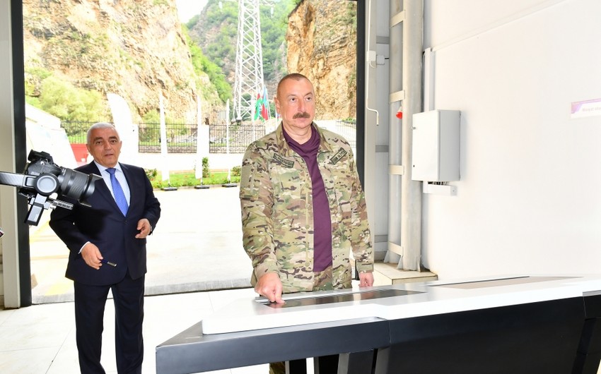 “Kəlbəcər-1” Kiçik Su Elektrik Stansiyasının açılışı oldu