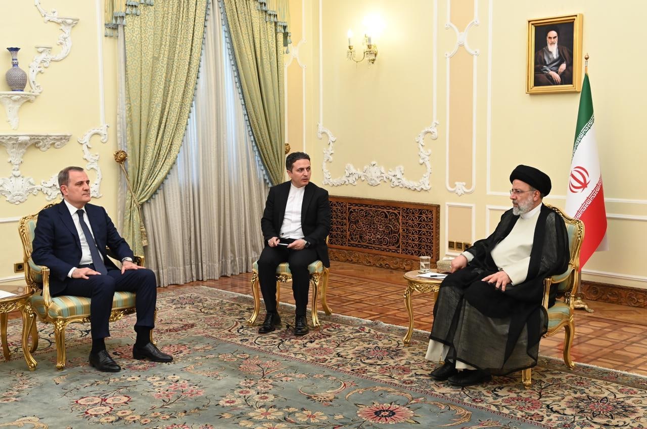 Ceyhun Bayramov İran Prezidenti ilə MÜZAKİRƏLƏR APARDI - FOTO