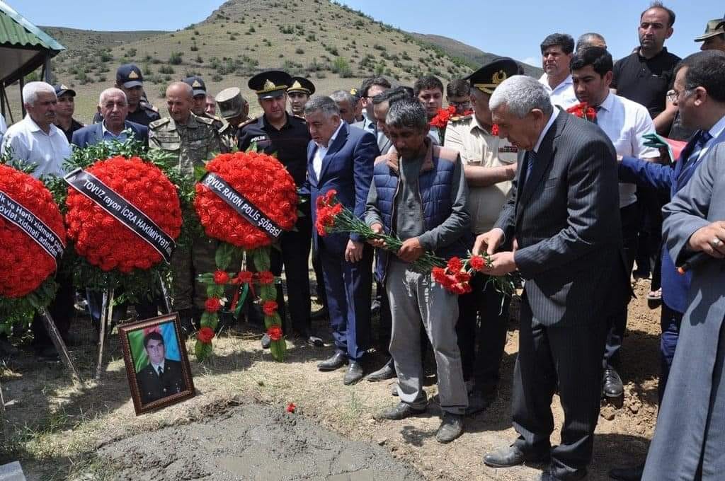 Laçında həlak olan hərbçimiz Tovuzda dəfn edildi – FOTO