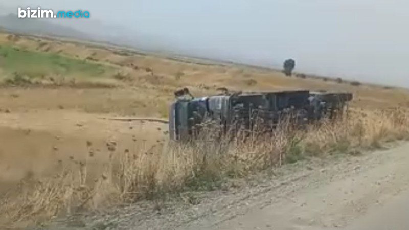 Cəbrayıl-Füzuli yolunda QƏZA – Yük maşını aşdı - FOTO