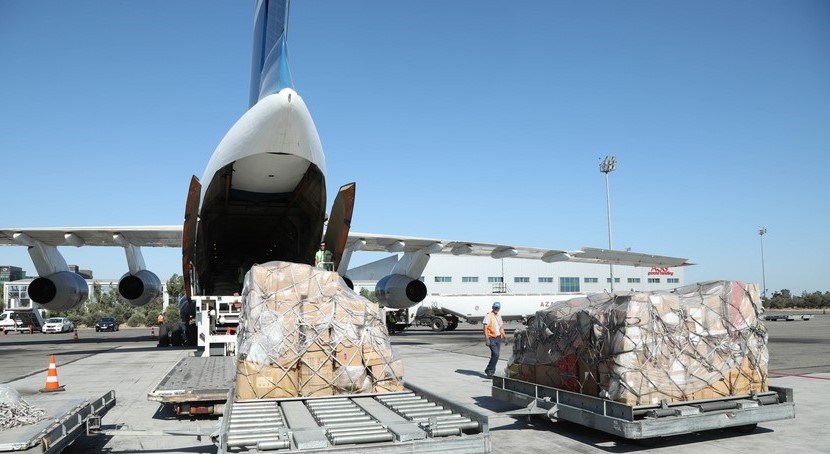 Gəncədən Ukraynaya 35 ton humanitar yardım göndərilir