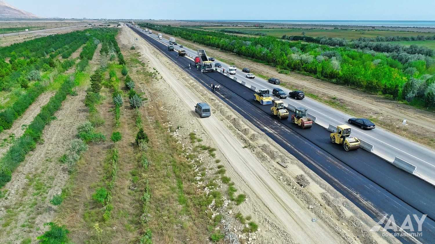 Deformasiyaya uğrayan Bakı-Quba yolunun son GÖRÜNTÜLƏRİ - FOTO 