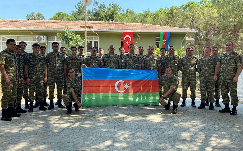 Azərbaycan hərbçiləri Türkiyədə təlimdə iştirak etdi - FOTO