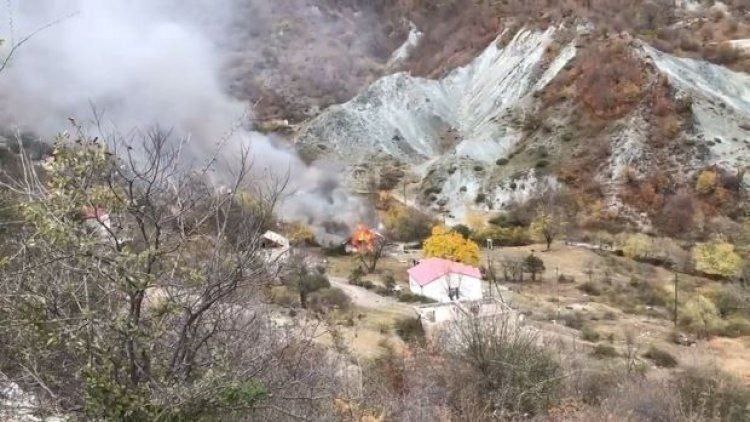 Ermənilərin Laçını məhv etməsinin sübutları - FOTOFAKT