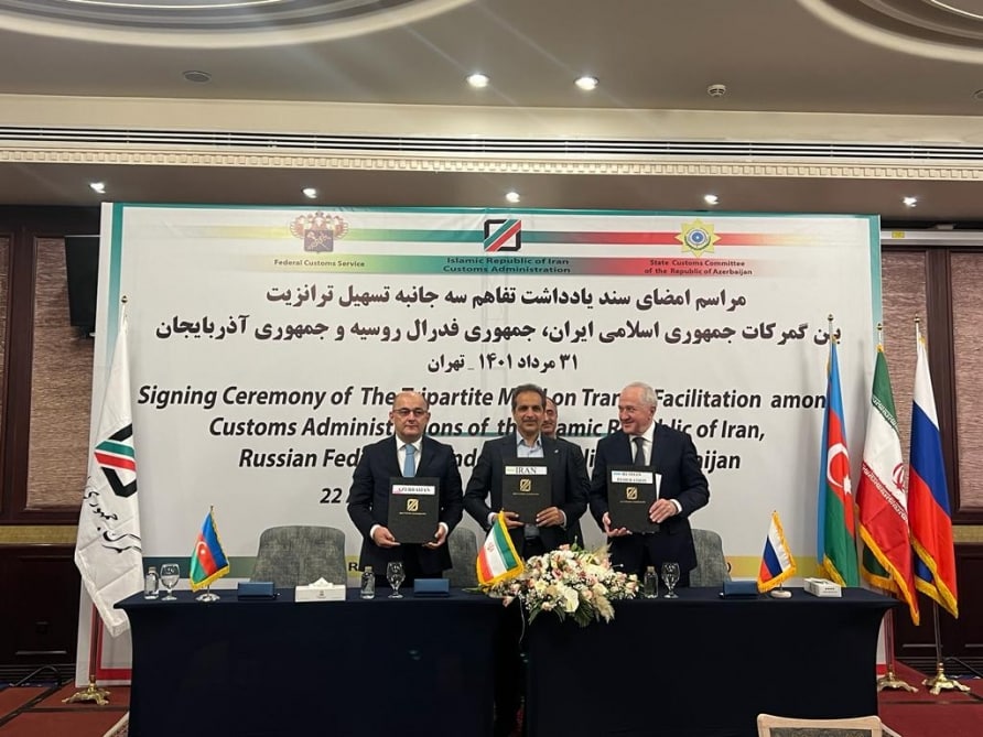 Azərbaycan-İran-Rusiya arasında memorandum imzalandı – FOTO