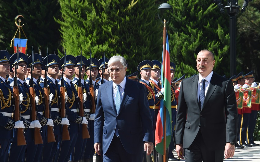 Tokayev: “Prezident kimi Azərbaycana ilk dəfə səfərə gəlməyimə şadam”