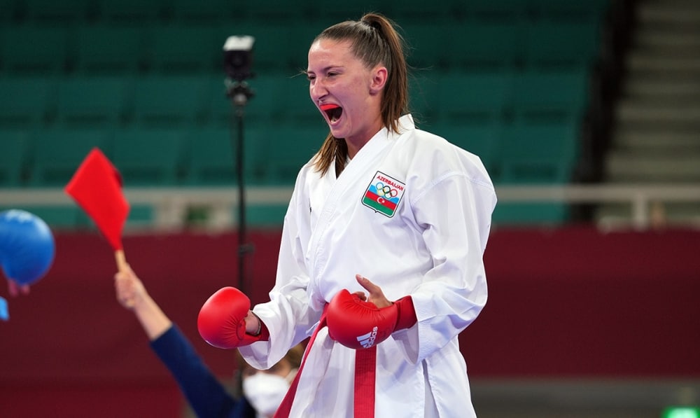 İrina Zaretska Karate1 Premyer Liqa turnirində qızıl medal qazandı