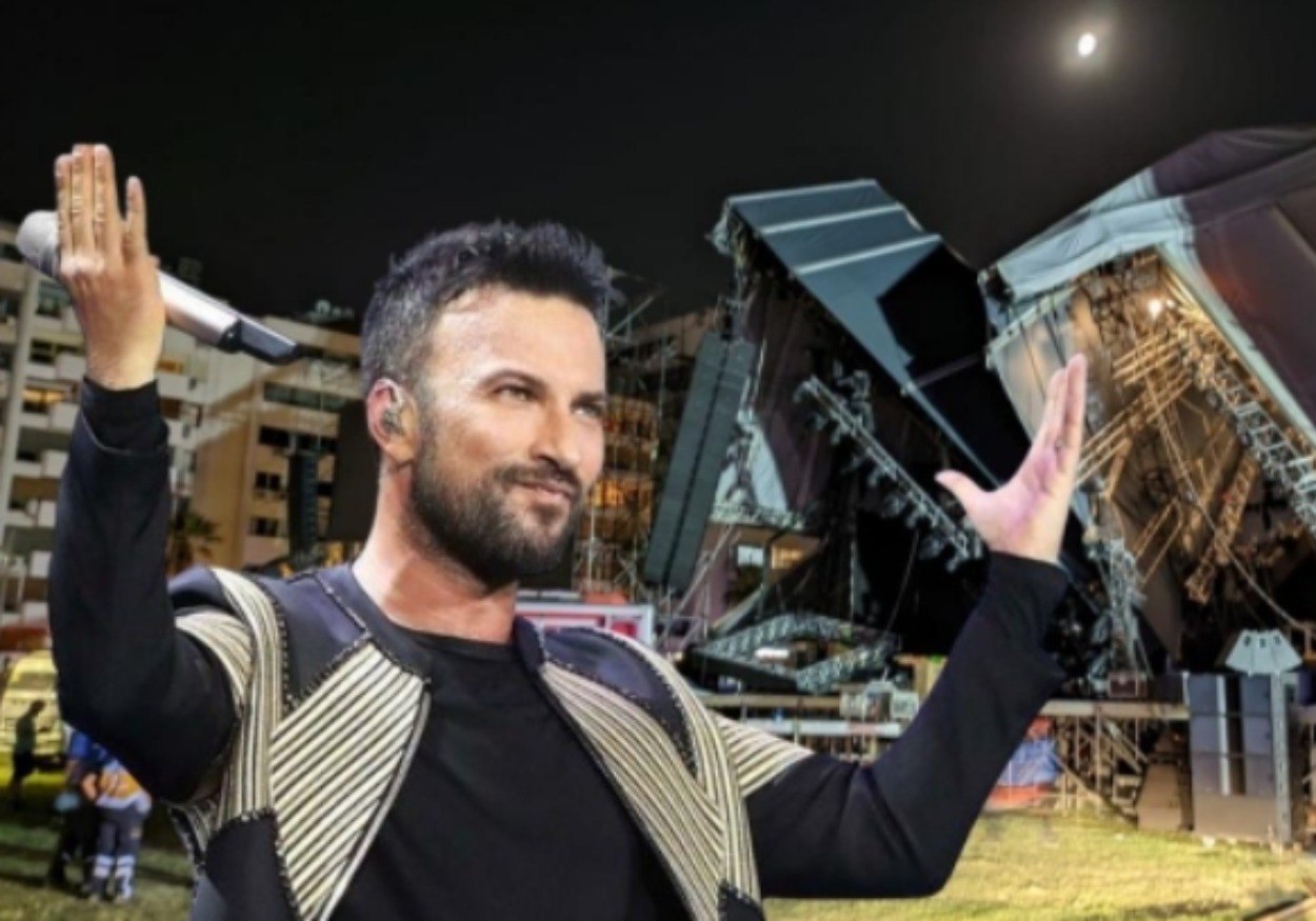 Konsertindən öncə səhnəsi çökən TARKAN: “İzmirə gedirəm” - FOTO 