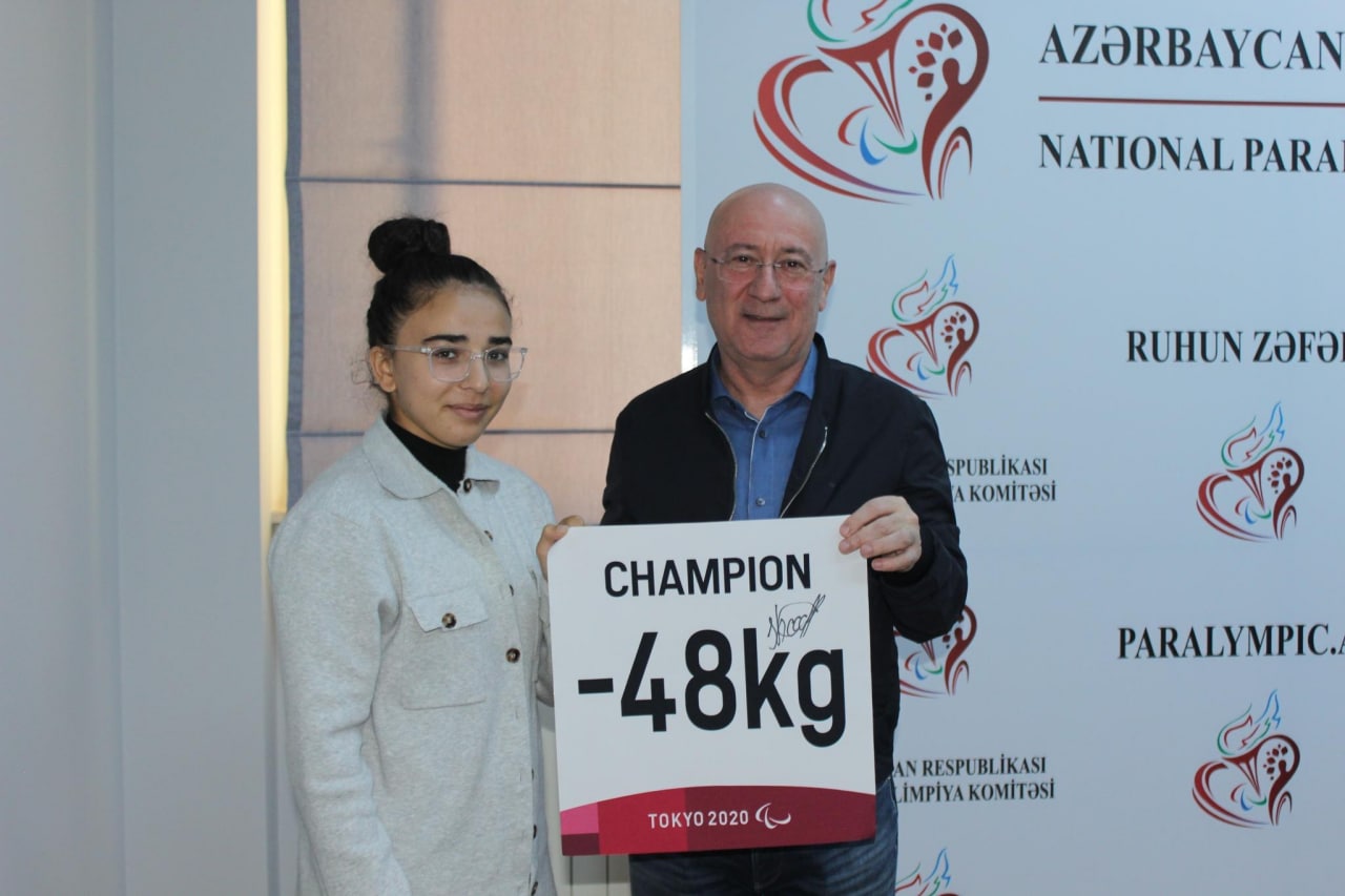 Paralimpiya Komitəsində milli komanda ilə görüş - FOTO