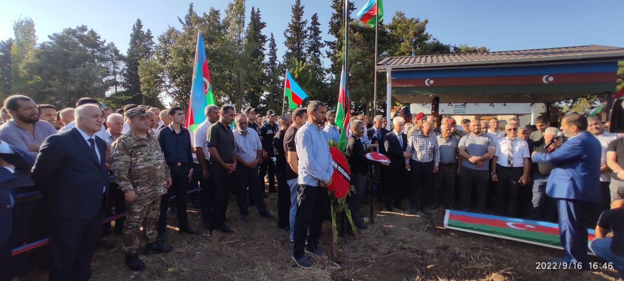 Şəhid Rəşad Qənbərli doğulduğu kənddə DƏFN EDİLDİ - FOTO