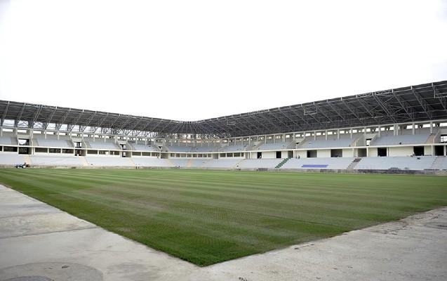 Sumqayıtın yeni stadionundan GÖRÜNTÜLƏR - FOTO 