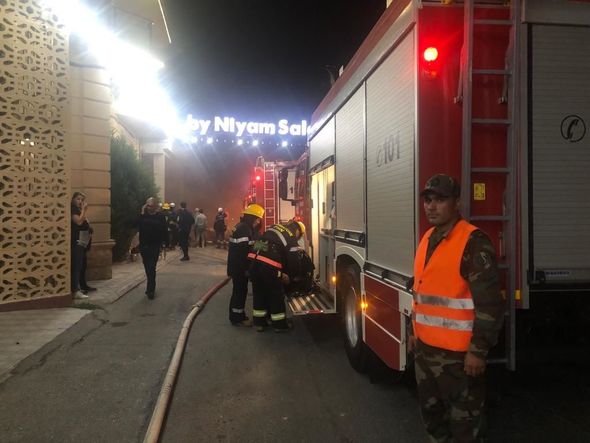 Novxanıda hoteldə baş verən yanğının TƏFƏRRÜATLARI – FOTO/VİDEO - YENİLƏNİB