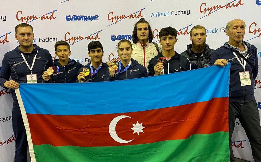 Gimnastlarımız Böyük Britaniya çempionatında 4 medal qazanıblar