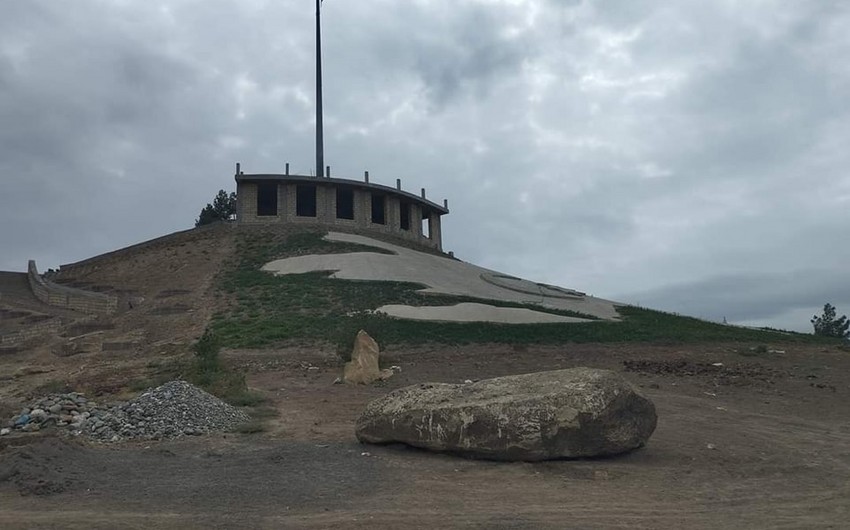 Ağdamdakı Sultanbud kurqanına edilən qanunsuz müdaxilənin qarşısı alınıb - FOTO