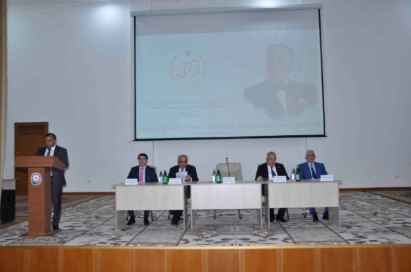 Ağdamda Yeni Azərbaycan Partiyasının 30 illiyi qeyd edildi - FOTO