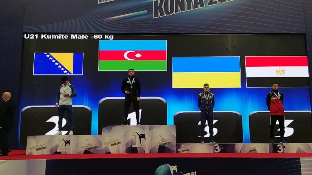 Azərbaycan dünya çempionatında daha bir qızıl medal qazandı - FOTO