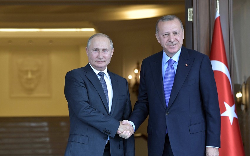 Putin Ərdoğanı Soçi görüşü barədə MƏLUMATLANDIRDI 