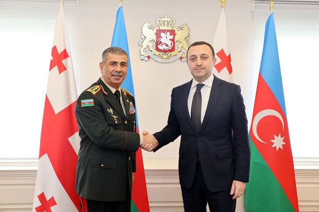 Zakir Həsənov Gürcüstanın Baş naziri ilə görüşdü - FOTO