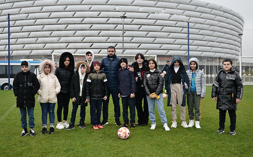 Ümumdünya Uşaq Hüquqları Gününə həsr edilmiş futbol tədbiri keçirilib - FOTO 