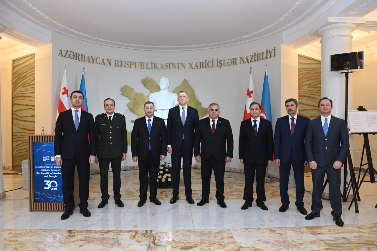 Azərbaycan-Gürcüstan diplomatik münasibətlərinin 30 illiyi qeyd edildi - FOTO