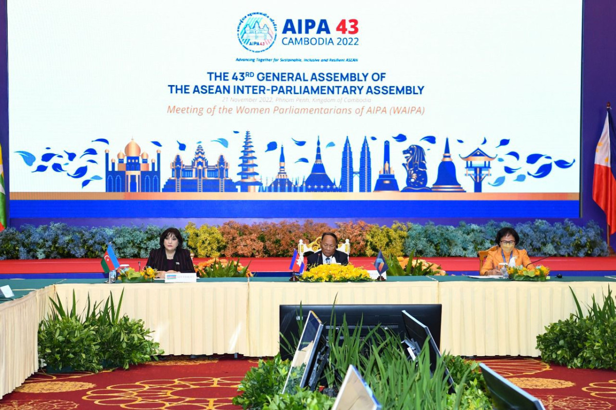 Sahibə Qafarova ASEAN-nın Qadın Parlamentarilərinin görüşündə - FOTO 