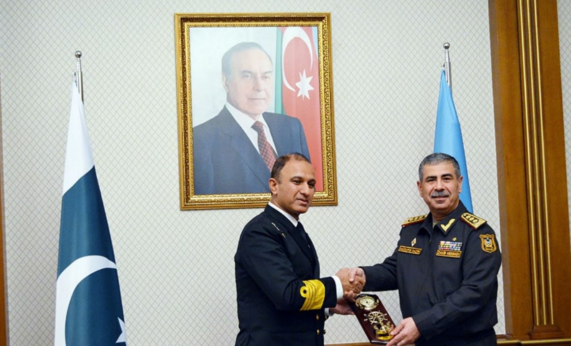 Zakir Həsənovdan pakistanlı admirala: “Tərəfdaşlığımız yüksələn xətlə inkişaf edir”