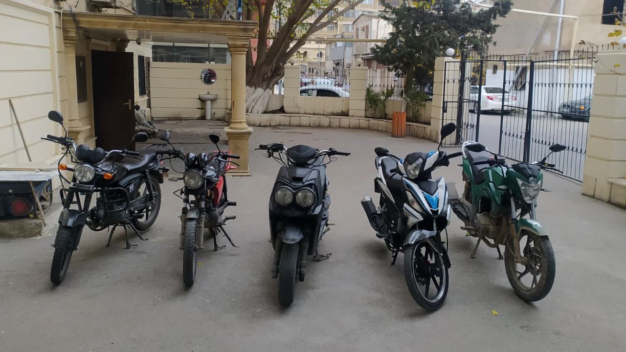 Yasamalda ƏMƏLİYYAT - Moped oğruları saxlanıldı – FOTO/VİDEO 