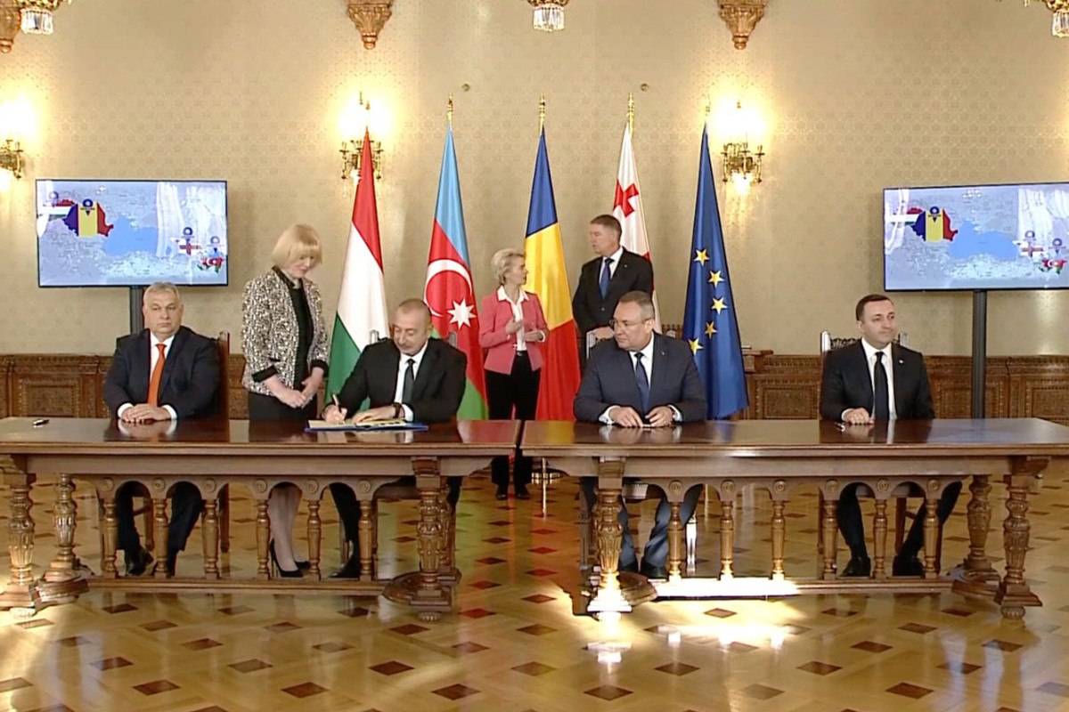 Azərbaycan, Gürcüstan, Rumıniya və Macarıstan “yaşıl enerji” üzrə saziş imzaladı