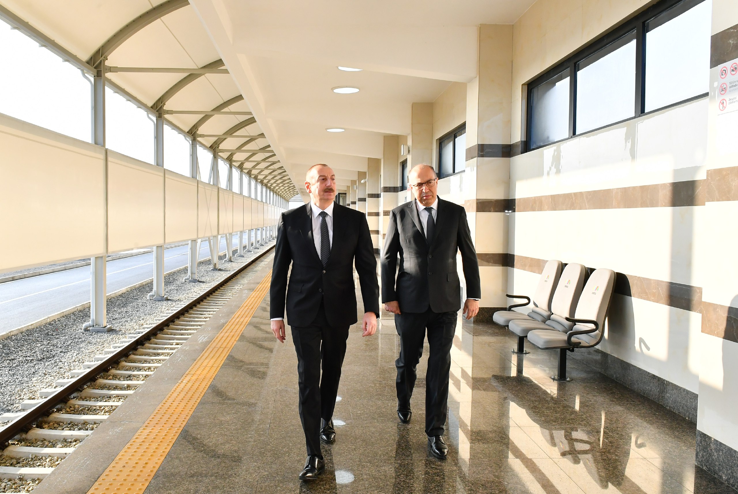 Prezident metronun “Xocəsən” elektrik deposunun və stansiyasının açılışında iştirak edib - FOTO