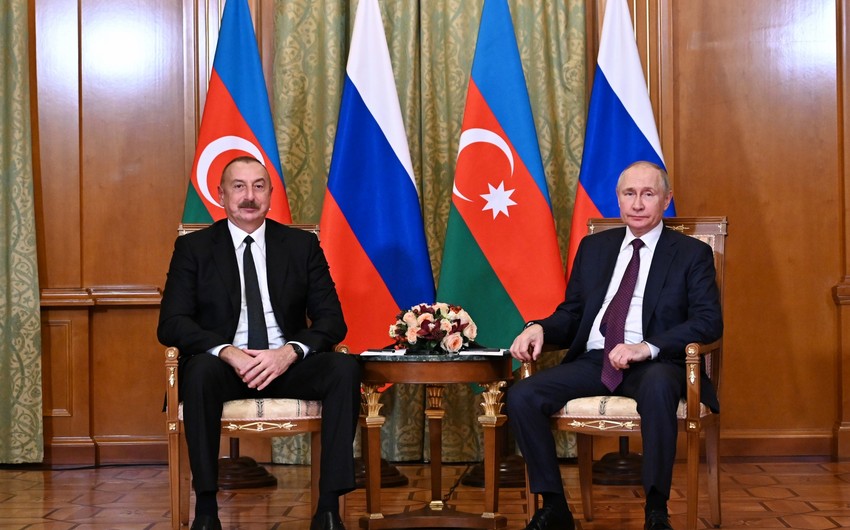 “Dost Azərbaycan Prezident İlham Əliyevin rəhbərliyi ilə inamla irəliləyir” – Putin