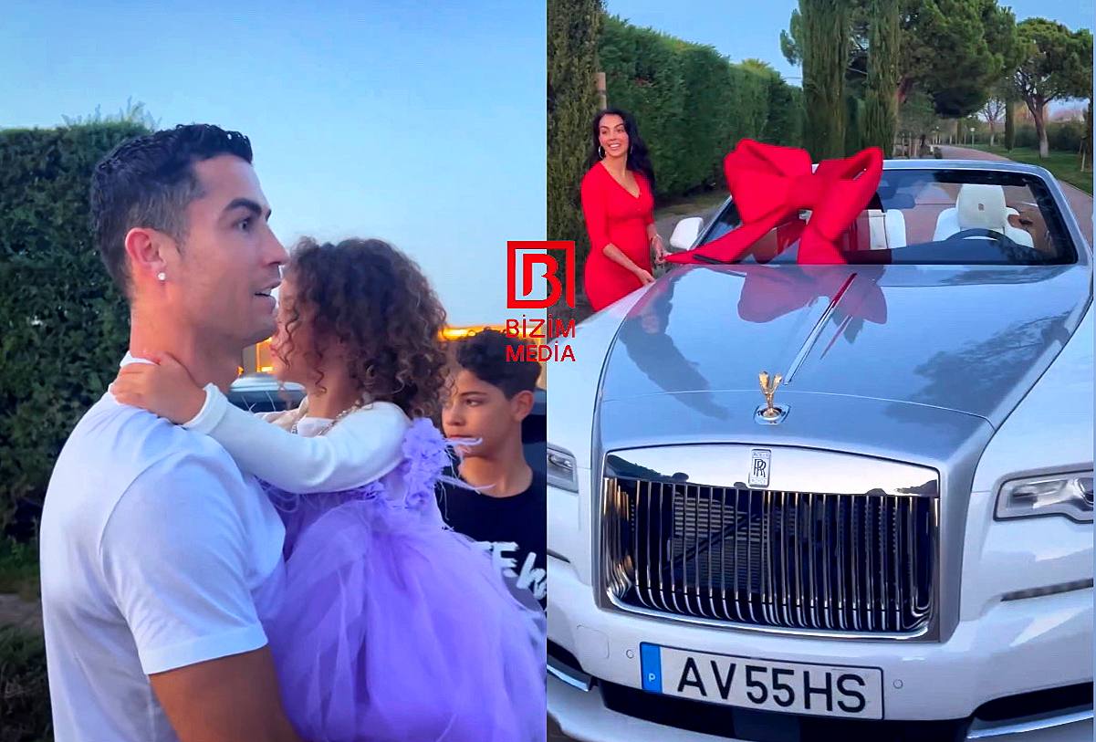 Sevgilisi Ronaldoya lüks avtomobil bağışladı - VİDEO 
