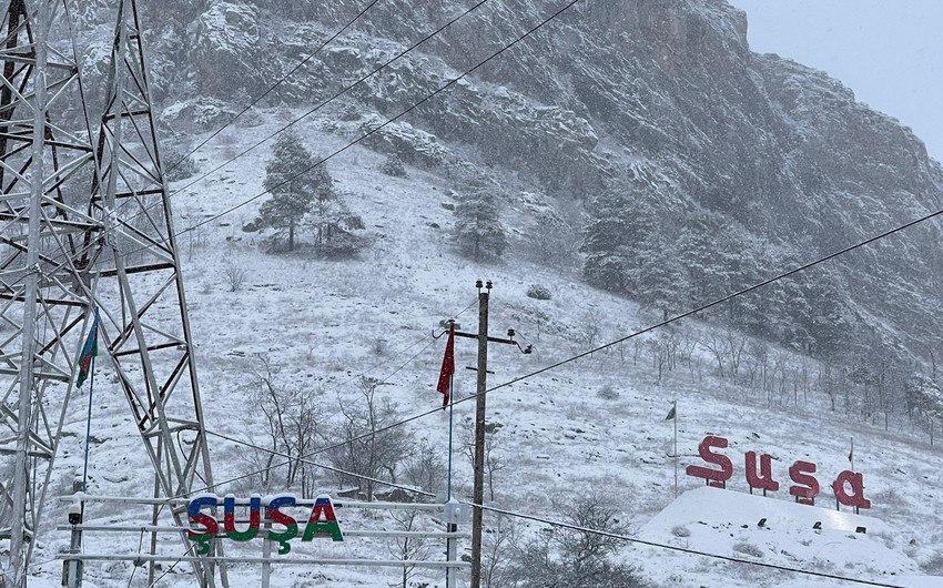 Şuşa, Kəlbəcər və Laçında qarlı hava şəraiti ilə bağlı AÇIQLAMA