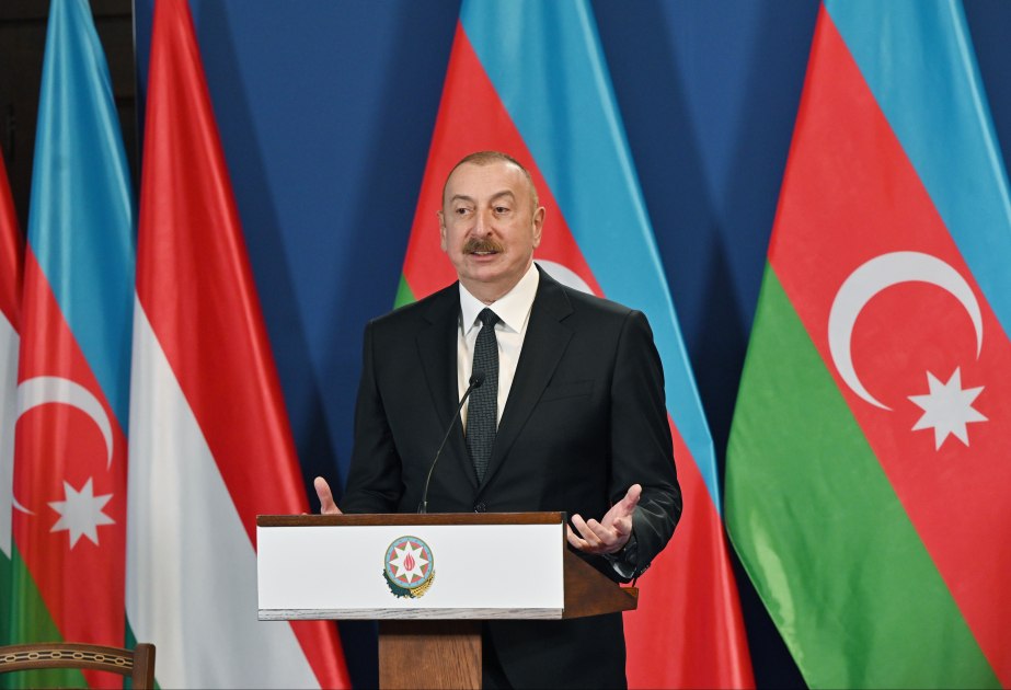 Prezident: “Macarıstanla dostluq əlaqələrimiz Avrasiya qitəsi üçün də çox böyük önəm daşıyır”