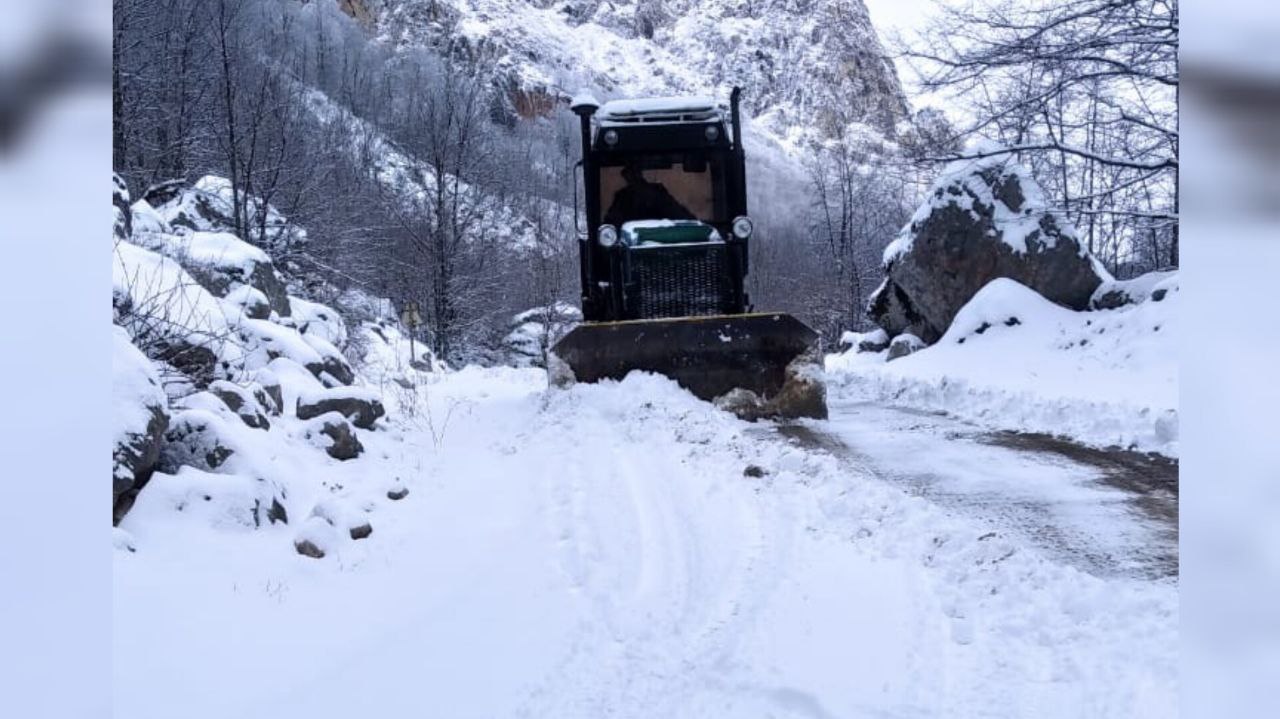 Quba-Xınalıq yolundakı SON VƏZİYYƏT – FOTO