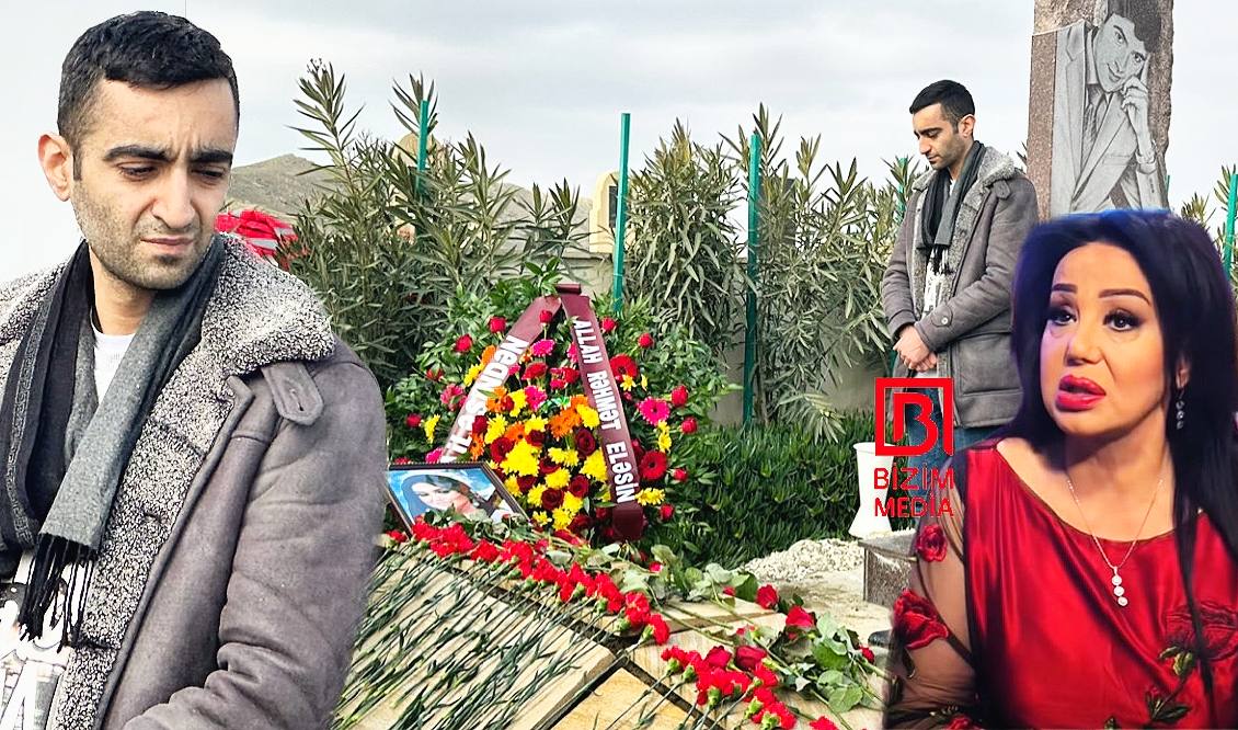 Zeynəb Dostəliyevanın oğlu anasının məzarı önündə KÖVRƏLDİ – FOTO/ÖZƏL