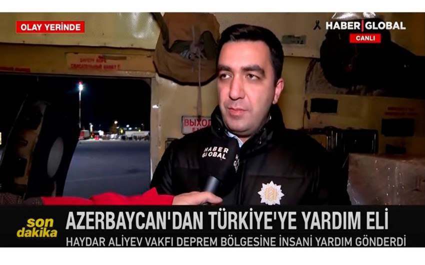 Heydər Əliyev Fondunun Türkiyəyə yardımı qardaş ölkənin mediasında - VİDEO