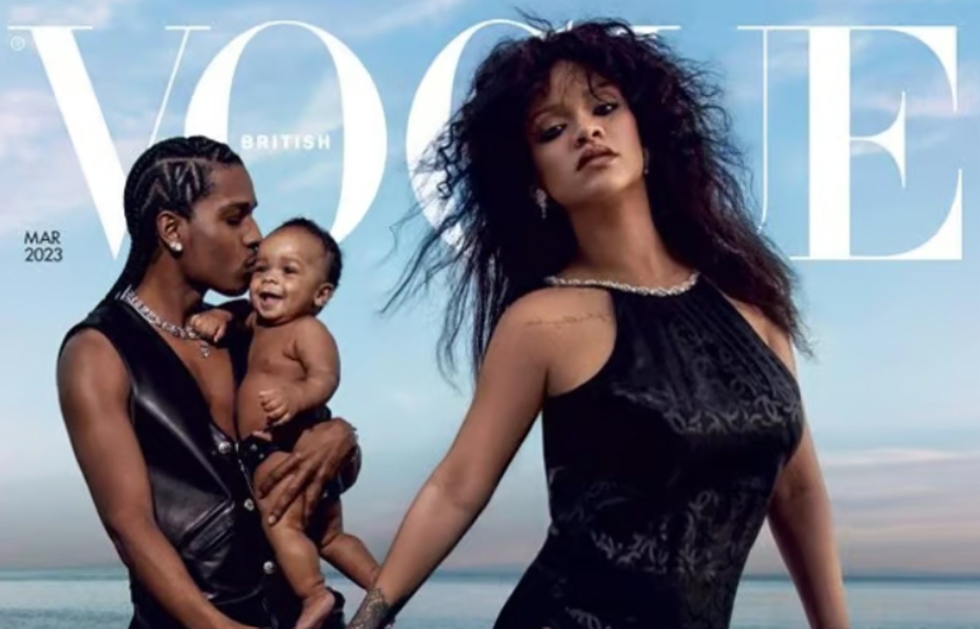 Hamilə Rihanna oğlu və əri ilə “Vogue”də BƏRQ VURDU – FOTOSESSİYA