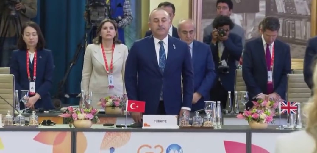 G20 sammitində Türkiyədəki zəlzələ qurbanları yad edildi – VİDEO