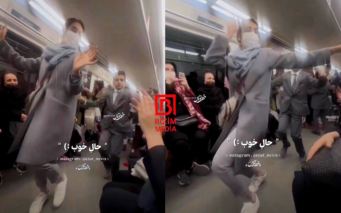 İran metrosunda RƏQS – Görənlər ÇAŞDI – VİDEO 