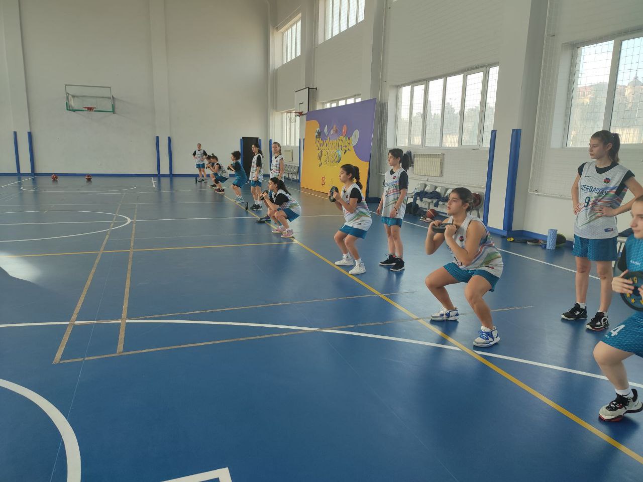 Yeniyetmə basketbolçularımız Avropa çempionatına hazırlığı davam etdirir - FOTO