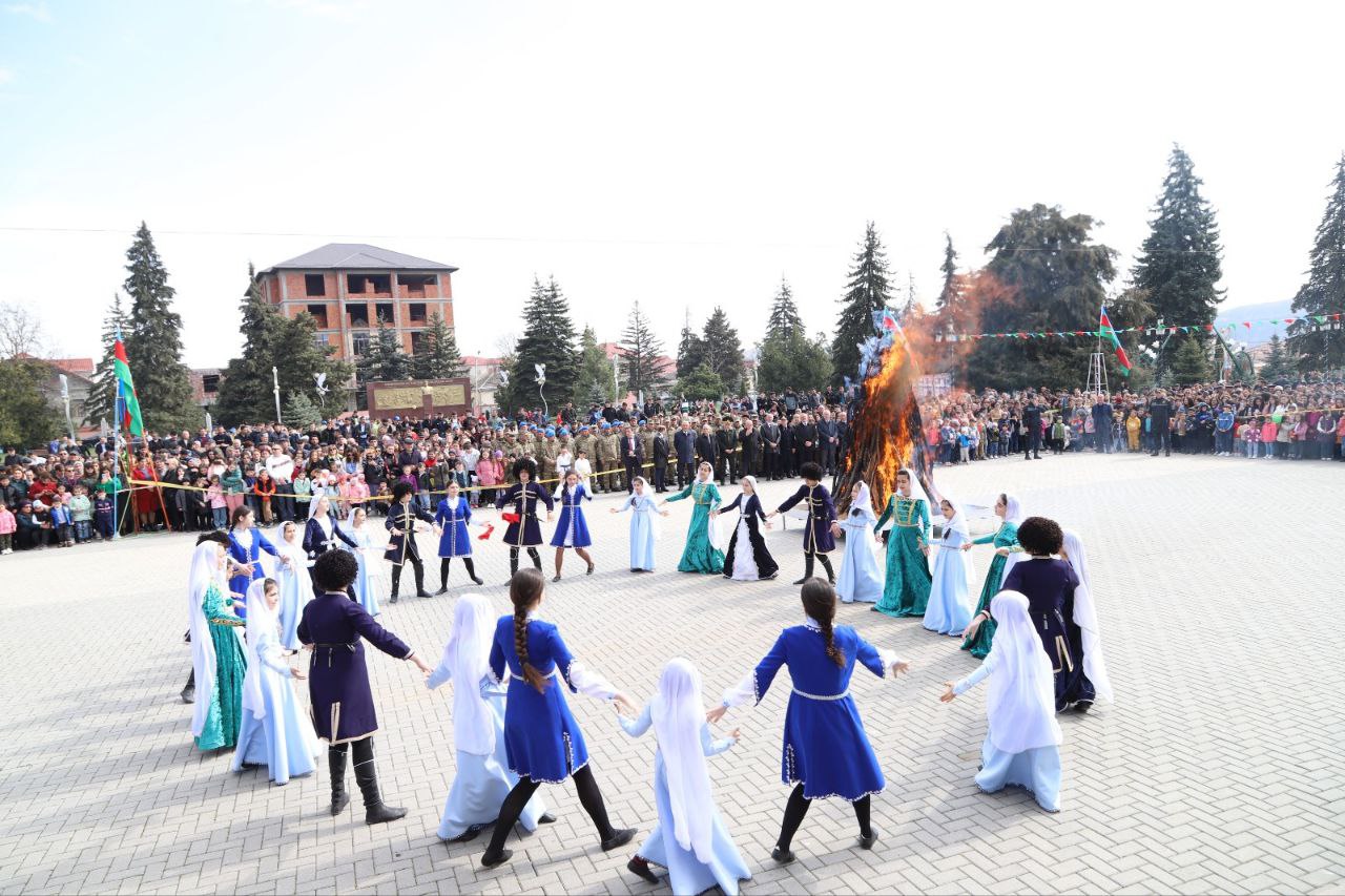 Qusarda Novruz şənliyi KEÇİRİLDİ - FOTO 