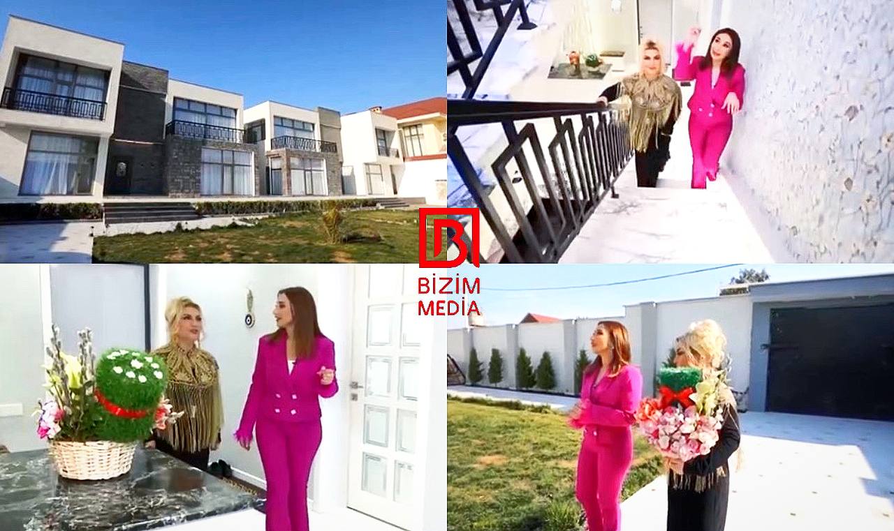 Nüşabə tikdirdiyi iki yeni villasının birini ərdə olan qızına BAĞIŞLAYIB - VİDEO 