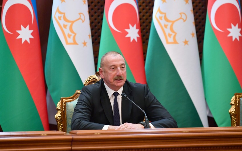 İlham Əliyev: “Bu gün Tacikistan və Azərbaycan iki sabit dövlətdir”