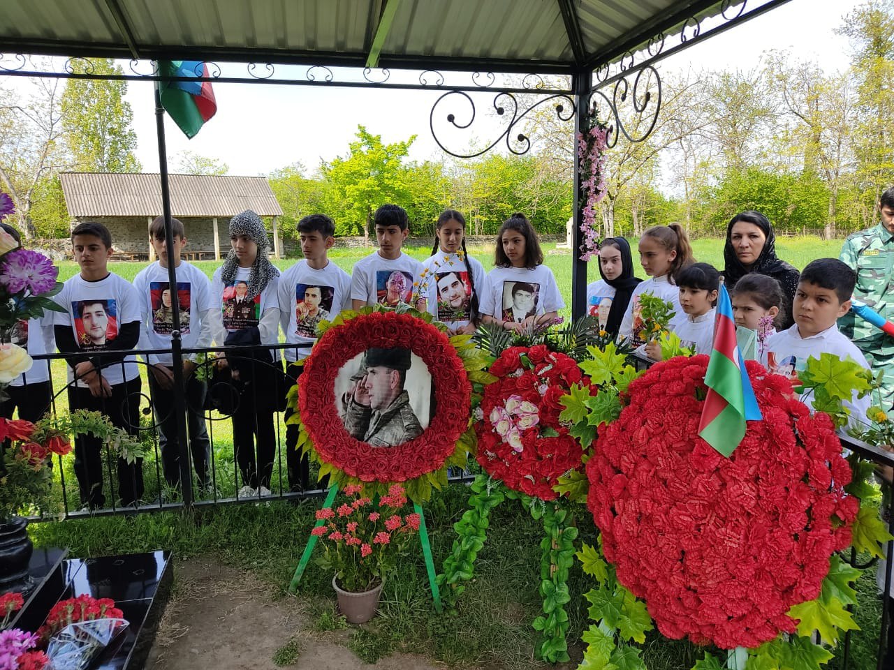 Zaqatalada şəhid polkovnik-leytenantın xatirəsi anıldı - FOTO