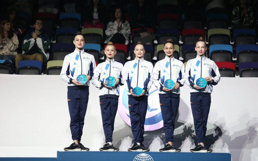 Gimnastika Federasiyasının xüsusi mükafatı qaliblərə təqdim olundu - FOTO
