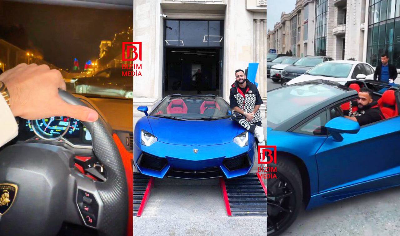 Bakıya gələn Hüseyn Həsənov yeni “Lamborghini” avtomobili aldı - FOTO/VİDEO